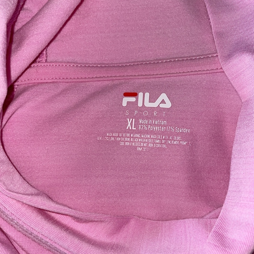 NWOT Fila Sport Pink Hoodie. Size XL - Picture 4 of 4